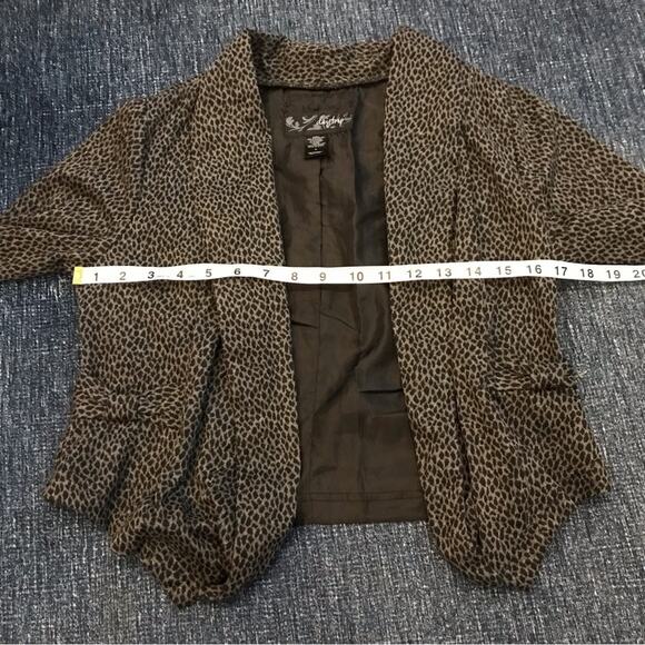 Daytrip gray and black open front blazer size small - Picture 5 of 6